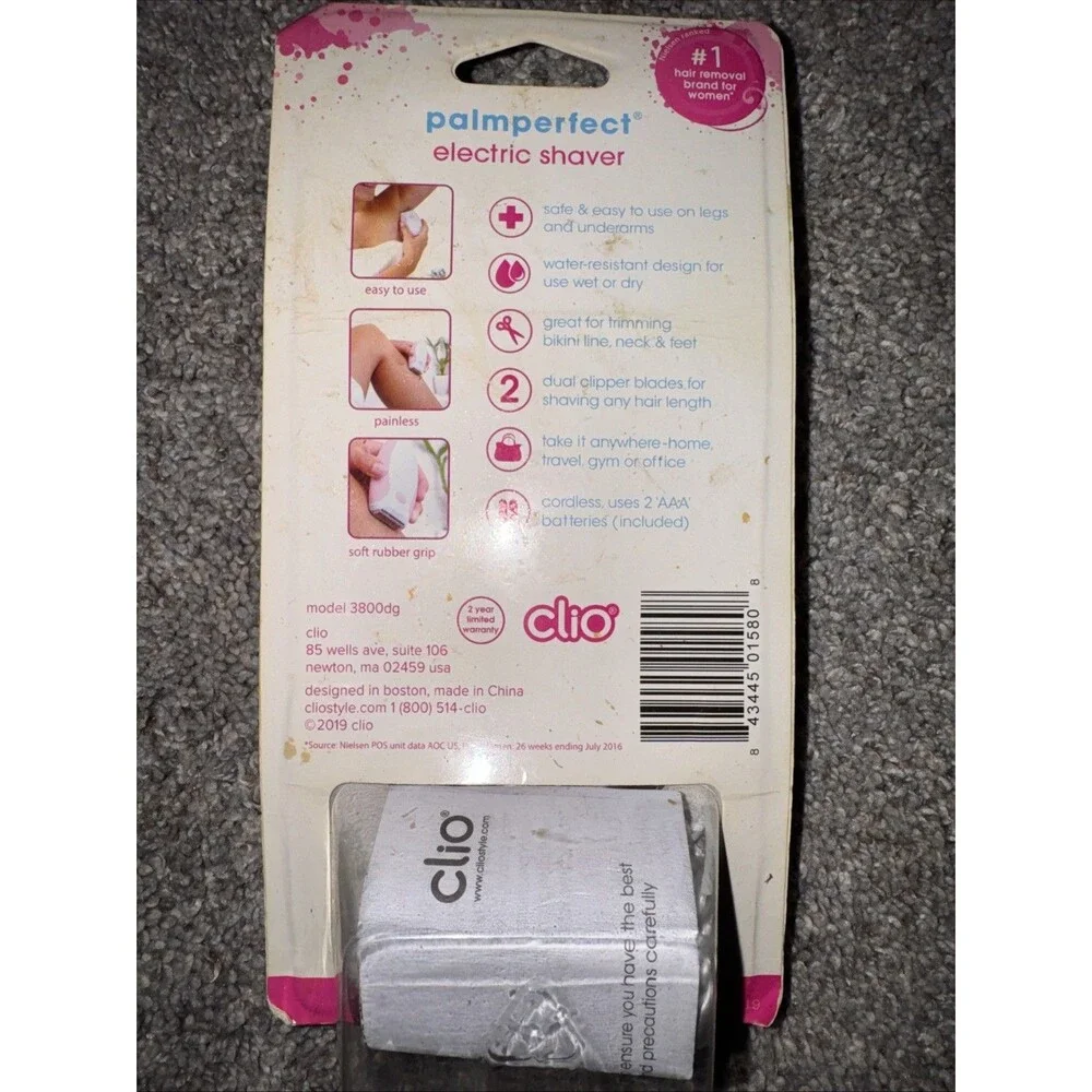 Palmperfect Electric Shaver For Wet Or Dry Use Pink New Old stock In Package